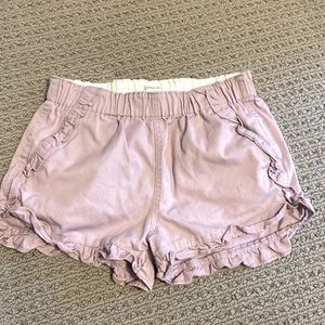 Crewcuts Lavendar Ruffle Chino Short